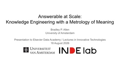 Answerable at Scale title slide